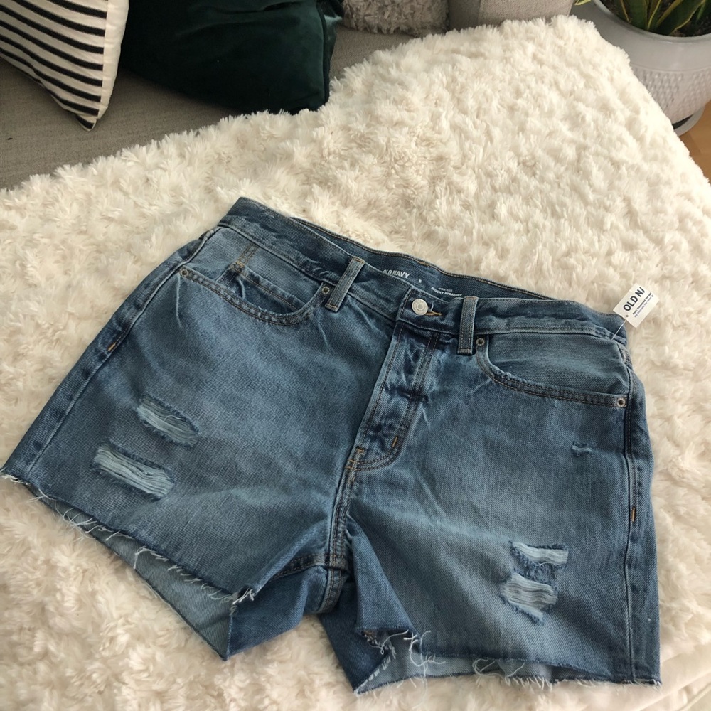 Old Navy High waisted button up jean shorts